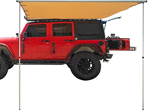 SUV-Zelt for Camping, Autozelt, Outdoor-Wandern, großes Autozelt, Camping-Unterstand, selbstfahrendes Reiseauto, hinteres Seitenzelt, Anhängerzelt, Dach(Size:2X2M)