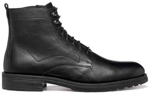 Geox U REDCLIF Ankle Boot para hombre, negro, 42,5 EU, Negro, 42.5 EU