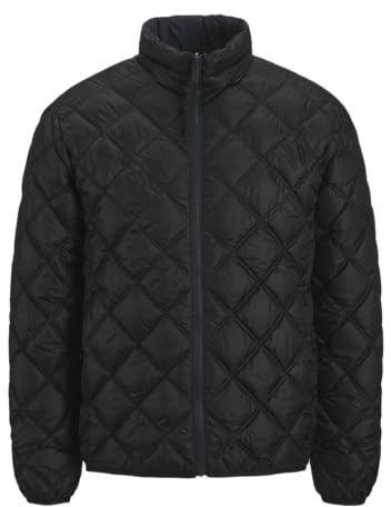 JACK & JONES Quilted Jacket Jprccjake Chaqueta Reversible Acolchada Sn, Azul Marino, x_l Hombres