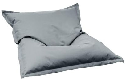 PRIOKNIKO Bubibag Outdoor Lazy Sofa wasserdichte Sonnencreme Terrassen Liege Einzels Trand Tragbare Tatami Matte Ungefüttert 140X180X30Cm Grau (Kein Füller)