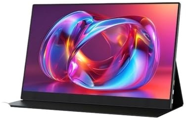 Lijiaxiuyc-101 Monitor portatile touch da 15,6 pollici Full HD 1080p HDR10 con schermo esteso Monitor per Smart Working