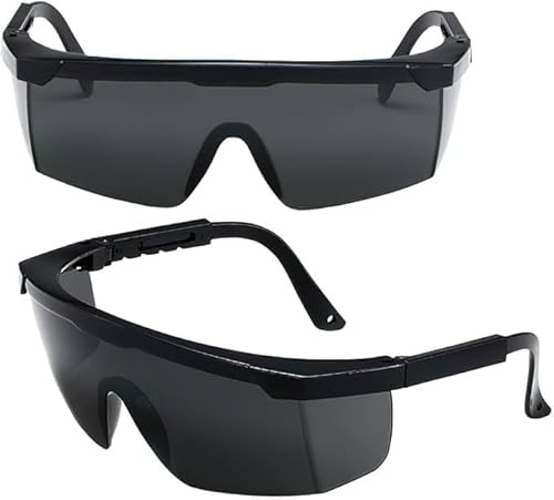 2 gafas de protección solar IPL, gafas de solarium, 200 nm-2000 nm, longitud de onda, gafas de protección láser, depilación HPL/IPL con protección UV-C, gafas de protección láser, protección cosmética