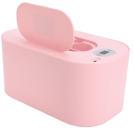 Sorandy Calentador de Toallitas para Bebés de 80 Toallitas, Dispensador de Húmedas de Gran Capacidad, Almohadilla Térmica para Pañales con Temperatura Ajustable y Calentamiento Rápido y Uniforme,