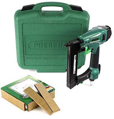 Prebena 3GP-E40 - Graffatrice pneumatica tipo E, con valigetta per il trasporto, 9200 pezzi, 20 mm