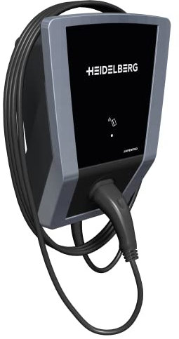 HEIDELBERG Amperfied Wallbox 11 kW für PV-Anlagen. Mit FI-Schutzschalter. PV-Laden bereits ab 1,4 kW Solarertrag. Vermeidet teuren Netzbezug. Ladestation Connect.solar. Optional 5 Jahre Garantie.