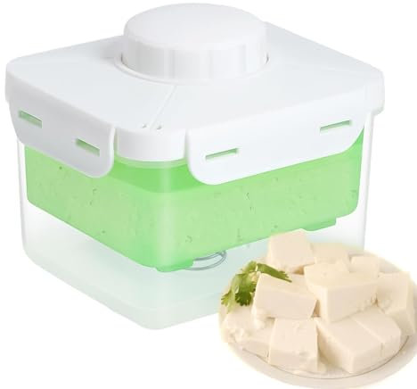 Paneer - Prensa para el hogar, fácil de quitar, prensa para hacer agua, tanque de drenaje doméstico, colador de prensa de queso para prensado preprensado firme Paneer, drenaje rápido