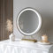 FABS Desktop Vanity Illuminated Makeup Mirror with Touch LED Lights Sensor 3 Colour Settings Dimmable Brightness Lighted Ring Dresser Mirror Gold Frame and stand (Evie Gold)