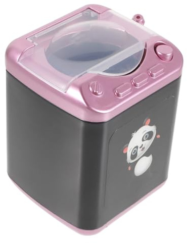 LIFKOME Mini Lavadora Portátil para Brochas de Maquillaje Eléctrica Limpiador Automático para Pinceles de Sombras Labios y Base Compatible Mayoría de Cosméticos Ligera y Fácil de Usar