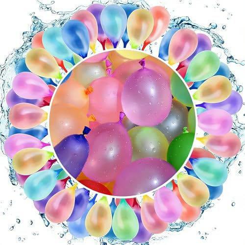 333 PCS Water Balloons for Kids, Water Balloons Self Sealing Quick Easy Fill, Vibrant Colors, Eco-Friendly, Great for Outdoor Activities, Beach, Pool Parties, Children Summer Fun, etc
