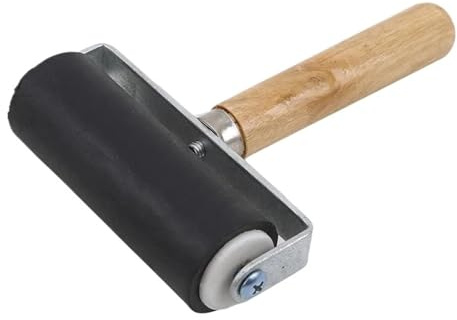 KHASCBNF Gummi Abstreiferwalze Gummi-Brayer-Roller, handgefertigt, professionelle Härte, Malwalzen, Stempel- und Druckwerkzeug for Studenten