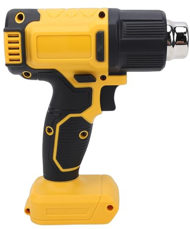Generic Pistola de Calor Inalámbrica, Calentamiento Rápido Eficiente para Manualidades, Decapado de Pintura, Pistola de Aire Caliente con Batería Apta para Trabajadores con Batería de 20 V,