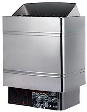 Calentador de Sauna eléctrico de 6, 8 y 9 KW, controlador externo/interno, protección contra sobrecalentamiento, generador de vapor for sala de Sauna y Spa(8KW External)