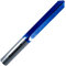 Hauptversand24 Vollhartmetall Bohrfräser für Schlüsseldienst BLUE-TEC beschichtet Frässtift Zapfenfräser Rotationsfräser Fräser 6 mm