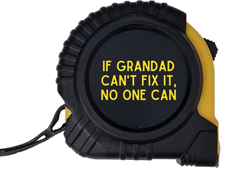 Second Ave If Grandad Cant Fix It Mètre ruban rétractable 3 m