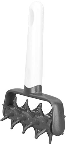 Rullo per Pasta per Pizza, Versatile Foro per Appendere la Pizza in ABS, per Evitare la Formazione di Vesciche, Facile da Pulire per la Cucina per Torte da Pasticceria (Grigio)