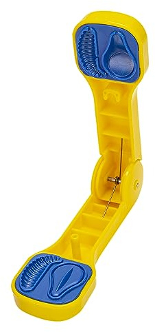 Sharplace Moule à Pâte à Truite, Moule pour appât en pâte Appât Matériel de Pêche Facile à démouler Forme et de Larme Moule de leurre de pêche 2 en 1 pour Pêche, Jaune