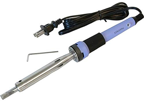 BiNARi Glass Studio 100W Soldering Iron - Compact, Chisel Tip, 1000F, Corded Electric
