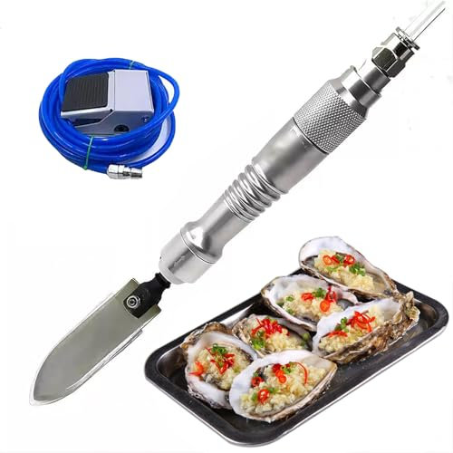 Strumento per Sgusciare I Molluschi, Coltello Pneumatico per Ostriche in Acciaio Inossidabile, Frequenza: 1000 BPM, Corsa: 16 Mm, Coltello per Ostriche per Catena di Montaggio Commerciale, Coltello