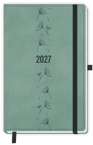TRÖTSCH - Taschenkalender A6 Soft Touch Premium Aquamarin 2027: Terminkalender