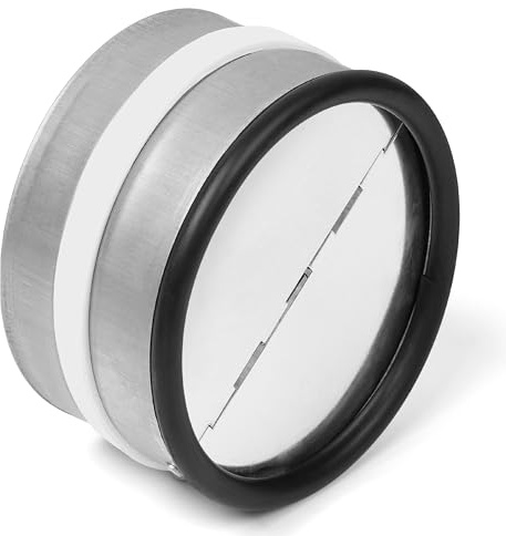 neverest® RKI 5 Professional Backdraft Damper Inline Spring Loaded for Dryer Duct Fits Only with Metal Ducts