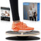 Hochwertiges Holz Balance Board für Vielseitiges Koordinationstraining | Inklusive Übungsbuch vom Champ | Propriozeptive Stabilität für Rehabilitation & Fitness | Rutschfest & Sicher (+Unterlegsmatte)