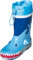 Playshoes Unisex Kinder Gummistiefel Zugband Regenstiefel, Hai, 31 EU