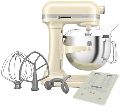 KitchenAid 5.6L Bowl Lift Artisan Mixer Almond Cream (5KSM60SPXBAC)