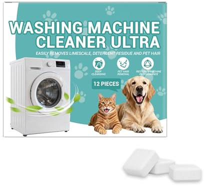 Washing Machine Cleaner, 2026 New Washing Machine Descaler Tablets, Deep Clean Removes Limescale and Odours, Grime & Build-Up, for Top Load and Front Load Washer Cleaner (1)