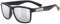 uvex LGL 39 - Sonnenbrille für Damen und Herren - starker Schutz vor Sonnenstrahlung - inkl Schriftzug auf den Bügeln - black matt/silver - one size