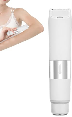Rasoio per depilazione della zona bikini da donna | Rasoio elettrico ricaricabile impermeabile per uso umido e asciutto | Rasoio di depilazione zona bikini, per viso, gambe, ascelle, viaggi,