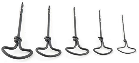 VASALAT 191460/464 Knotenbohrer Set 5tlg. Poliert 2-6 mm