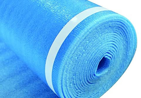 PRODURA 200sqft 3mm Thick 3-in-1 Superior Vapor Barrier and Acoustics Plus Foam UNDERLAYMENT with self-Sealing Lip and Tape - Laminate, Vinyl, WPC, SPC, Bamboo, Engineered, and Solid Hardwood Floor