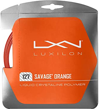 Luxilon Unisex Tennissaite Savage Orange 127, orange, 12,2 Meter, 1,27 mm, WRZ994510