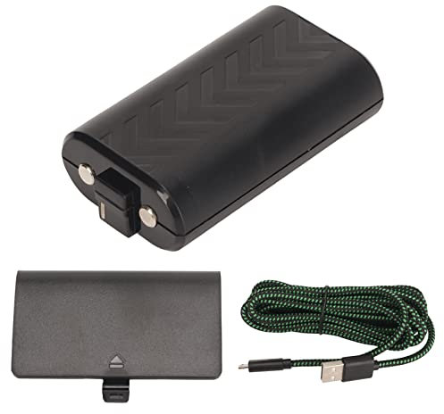 Controller Battery Pack for ONE S X, 1200mAh Game Controller Rechargeable Battery Pack with Micro USB Cable and Charging Indicator