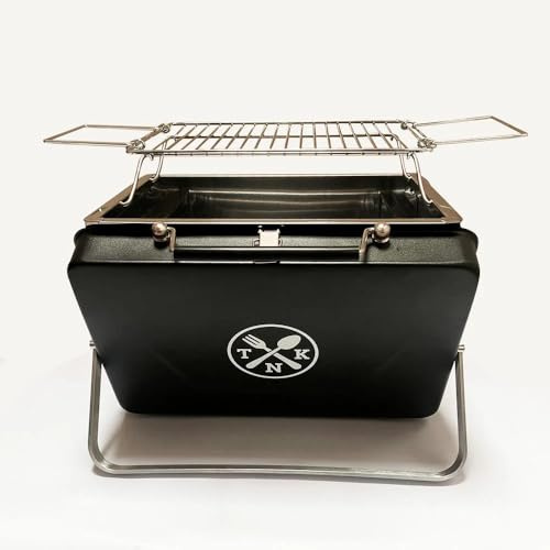Nomads Kitchen Portable BBQ Briefcase | Lightweight Camping BBQ for Easy Outdoor Cooking | Ideal for Beach BBQs, Camping, Hiking & Travel | Compact & Portable Grill for Cooking On-The-Go