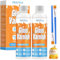 60ml*2 Air Dry Clay Glaze with 2 Brushes, Glossy Clay Varnish for Air Drying Clay, Ceramic, Oil Paint & Wood, Waterproof, Crack, Scratch & Wear Resistant, Clay Varnish for Crafts & DIY Projects
