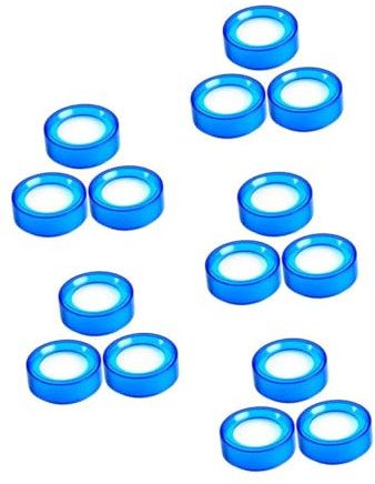 BESPORTBLE 5 Sätze Geldzählende Handfeuchte Vorrichtung Schul-zählschwamm Kassierer Liefert Schwamm Büro-zählschwamm Fingerspitzenbefeuchter Bargeldzählzubehör Plastik Blue 3 Stück * 5