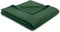 biederlack® Flauschige Kuscheldecke Pure Cotton I Made in Germany I Öko-Tex Made in Green I Wohndecke aus 100% Baumwolle in Dunkelgrün I Couch-Decke 150x200 cm | nachhaltig produzierte Sofadecke