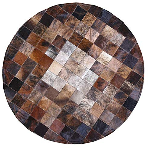 Vip Leather NEU KUHFELL Patchwork Teppich Cod 38880HRA (100 cm)