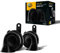 HELLA Fanfare - OE-CONNECT HORN TE26 SET - 12V - 110dB(A) - Frequenzbereich von: 400Hz - Frequenzbereich bis: 500Hz - Hochton/Tiefton - elektrisch - Gehäusefarbe: schwarz - Menge: 2 - 3FH 012 010-121