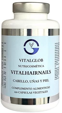 Vitaminas para el Cabello, Piel y Uñas | Producto Anticaída | Estimula el Crecimiento de Pelo Nuevo | Hidrata la Piel | Fortalece las Uñas | Nutricosmetico Natural | Con MSM |120 Capsulas