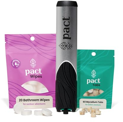 PACT Lite Bathroom Kit for Camping, Backpacking, Backcountry