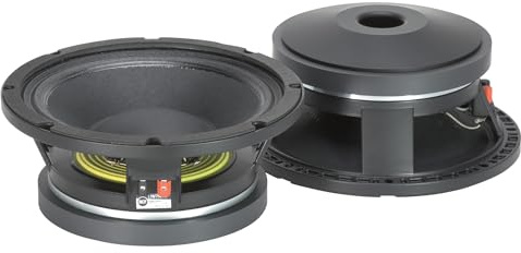 RCF L10750YK 10-inch PRO Mid Bass Woofer 350W Rms 700-Watt Peak 3 Fiberglass Inside | Outside Copper Voice Coil 8-Ohms Shaped M-Roll Damped Surround