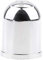 POFET Universal 50mm Kunststoff Anhängerkupplung Kugelabdeckkappe Auto Abschleppkupplung Towball Protect - Chrom, 50mmx70mm