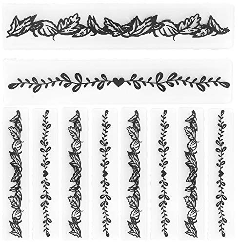 10st Präglingsmappar Präglade Mall Plast för DIY-korttillverkning Scrapbooking Paper Craft Tool