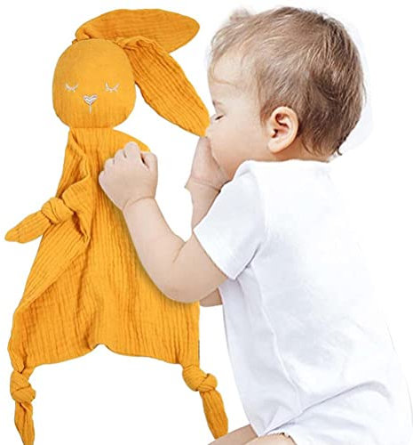 Spier Schnuffeltuch Kaninchen Kuscheltier für Baby - Einschlafhilfe Trösterchen Sicherheitsdecke für Neugeborene Jungen und Mädchen
