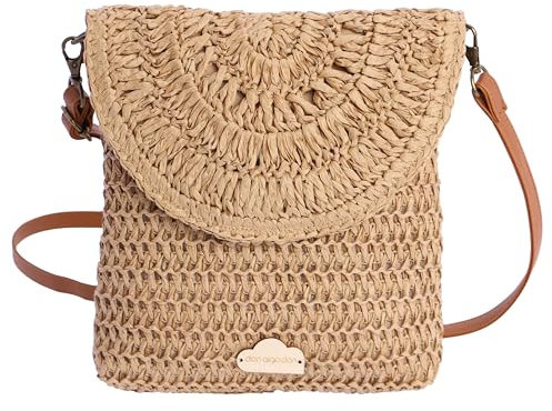 Don Algodon - Strohtaschen damen - korbtaschen damen – korbtasche – basttasche - handtasche geflochten - sommertaschen damen - tasche aus bast – Evora