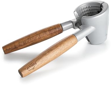 Lacor - 63059 - Cascanueces Wood, Aleación de Aluminio y Mango de Madera, 2 en 1 Cascanueces y Abridor de Botellas, Gran Durabilidad, Mango Ergonómico, Muelle de Alta Resistencia, Fácil Uso
