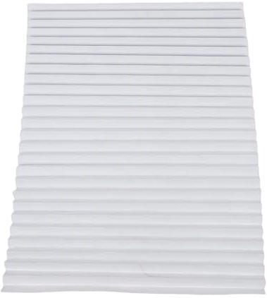 ARTOCT Store plissé pour caravane - Avec fermeture tactile - Non tissé - Opaque - Pour voyage, remorque, camping-car - 60 x 150 cm (blanc)