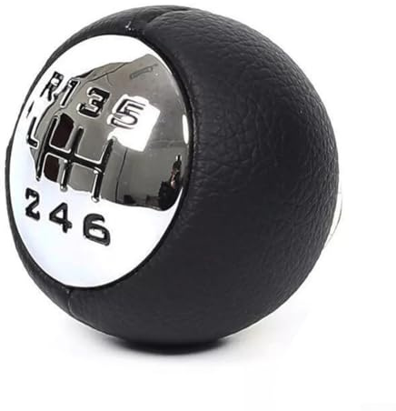 Pomo de palanca de cambios ABS negro de 6 velocidades compatible con modelos Peugeot 307 308 407 3008 5008 807